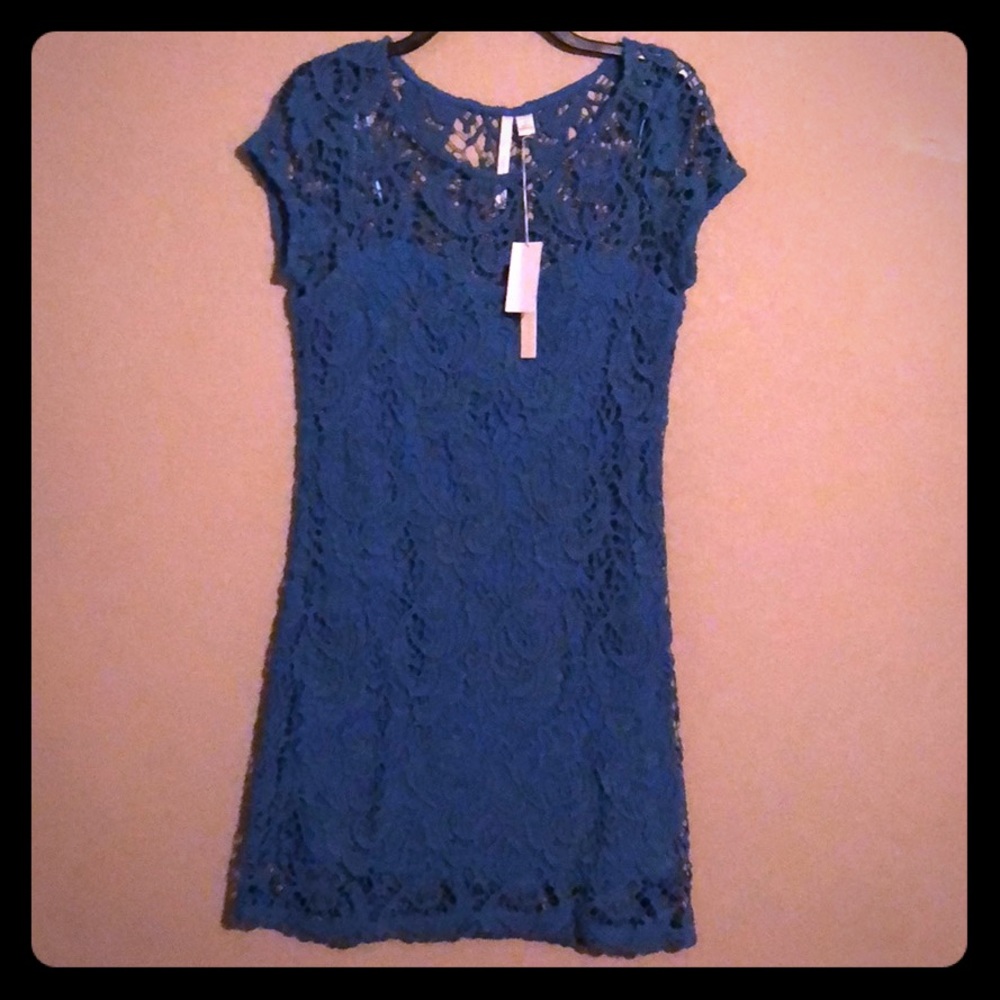 Blue dress